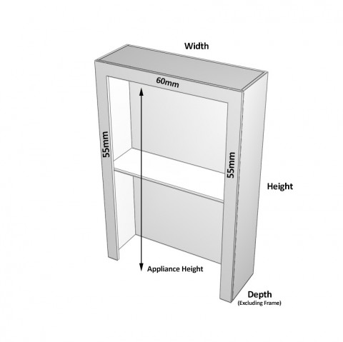 Roller Door Cabinet dimensions