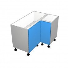 Polytec 16mm ABS - Floor Cabinet - Open Corner - 3 Doors - (2 Left 1 Right)